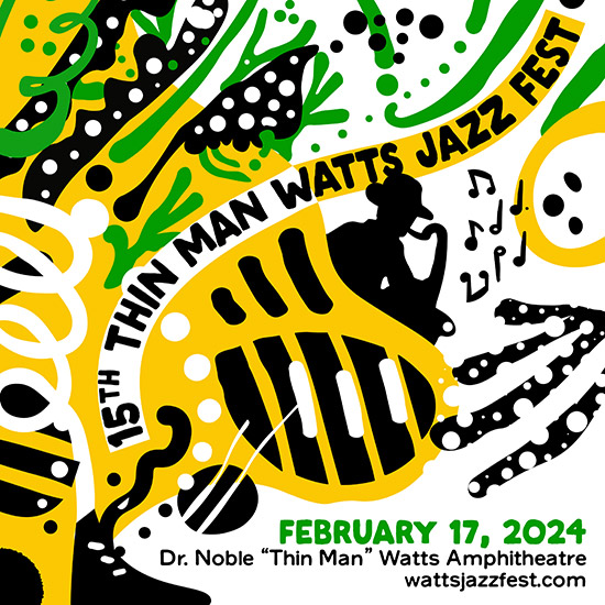 2024 Thin Man Watts Jazz Fest Poster